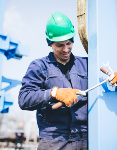 Man Fixing Equipment